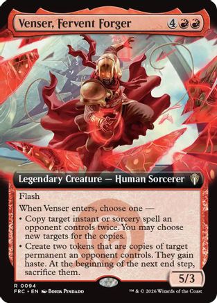 Venser, Fervent Forger (Extended Art) |  (094) [Commander: Reality Fracture]