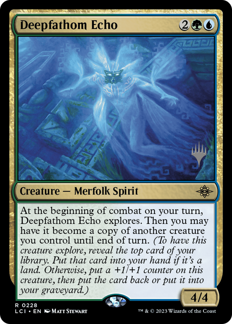 Deepfathom Echo (Promo Pack) [The Lost Caverns of Ixalan Promos] Foil