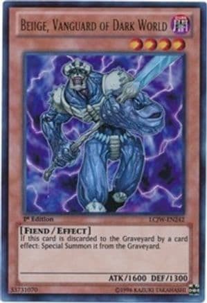 Beiige, Vanguard of Dark World [LCJW-EN242] Ultra Rare