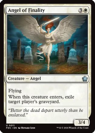Angel of Finality |  (011) [Commander: Foundations]