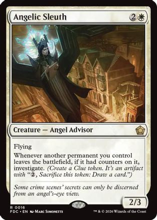 Angelic Sleuth |  (016) [Commander: Foundations]