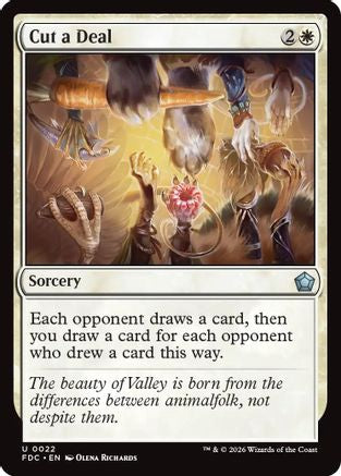 Cut a Deal |  (022) [Commander: Foundations]