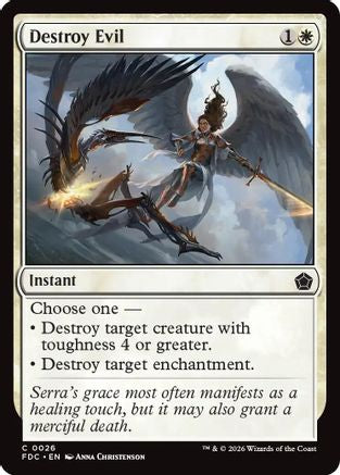 Destroy Evil |  (026) [Commander: Foundations]