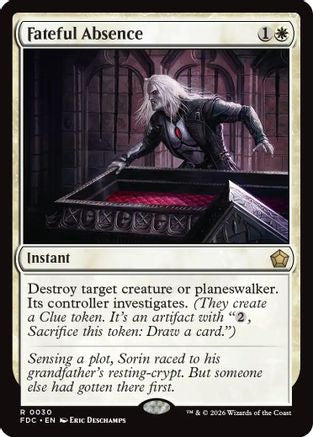 Fateful Absence |  (030) [Commander: Foundations]