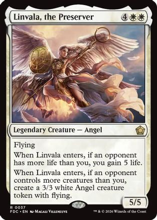Linvala, the Preserver |  (037) [Commander: Foundations]