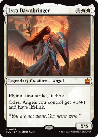 Lyra Dawnbringer |  (038) [Commander: Foundations]