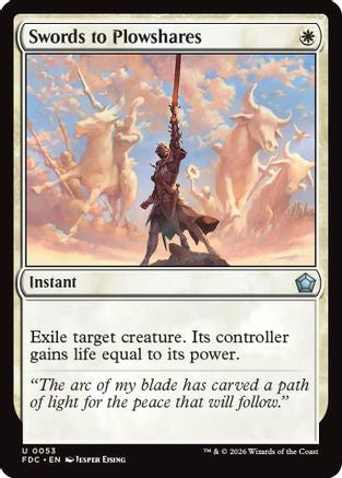 Swords to Plowshares |  (053) [Commander: Foundations]