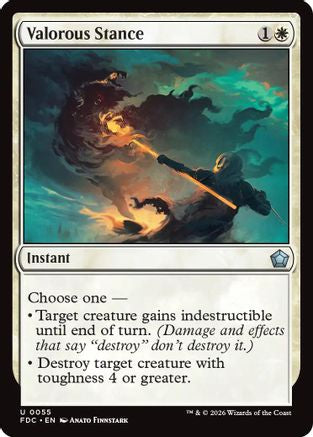Valorous Stance |  (055) [Commander: Foundations]