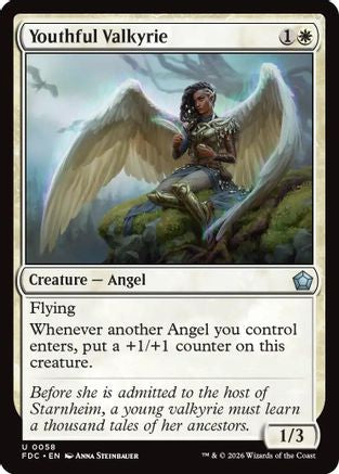 Youthful Valkyrie |  (058) [Commander: Foundations]