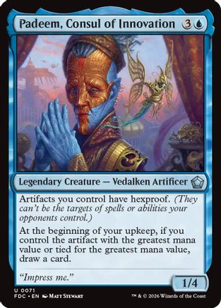Padeem, Consul of Innovation |  (071) [Commander: Foundations]