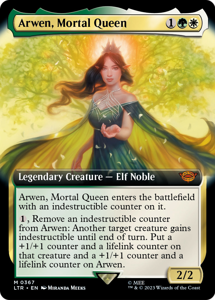 Arwen, Mortal Queen (Extended Art) [The Lord of the Rings: Tales of Middle-Earth] Foil