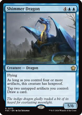 Shimmer Dragon |  (075) [Commander: Foundations]