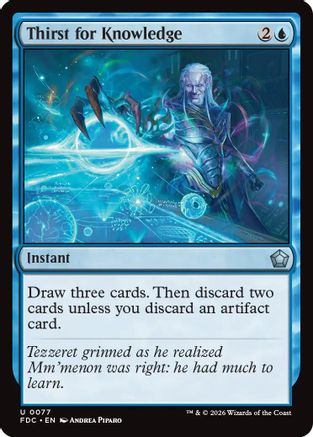 Thirst for Knowledge |  (077) [Commander: Foundations]