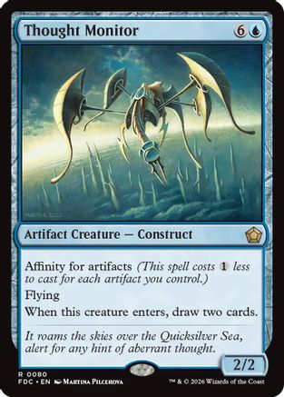 Thought Monitor |  (080) [Commander: Foundations]