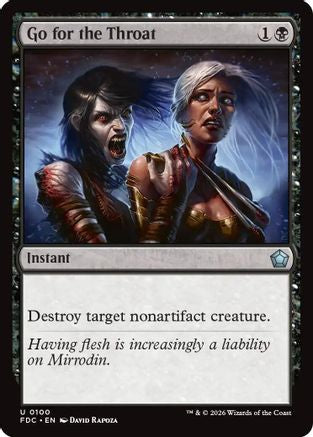 Go for the Throat |  (100) [Commander: Foundations]