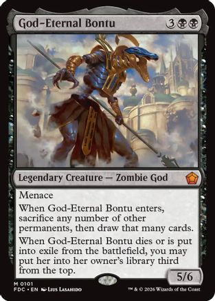 God-Eternal Bontu |  (101) [Commander: Foundations]