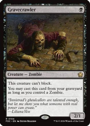 Gravecrawler |  (104) [Commander: Foundations]