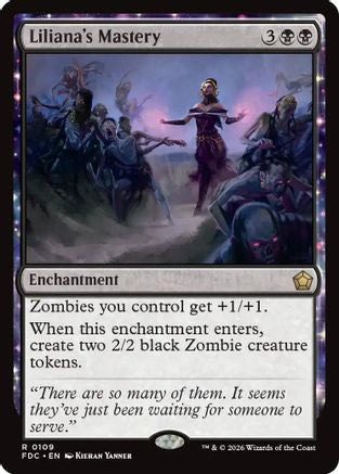 Liliana's Mastery |  (109) [Commander: Foundations]