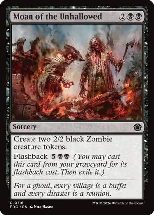 Moan of the Unhallowed |  (116) [Commander: Foundations]
