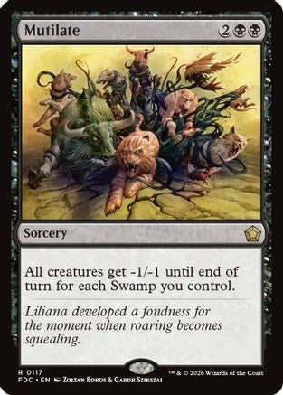 Mutilate |  (117) [Commander: Foundations]