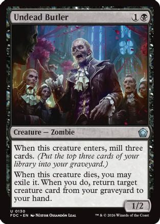 Undead Butler |  (130) [Commander: Foundations]