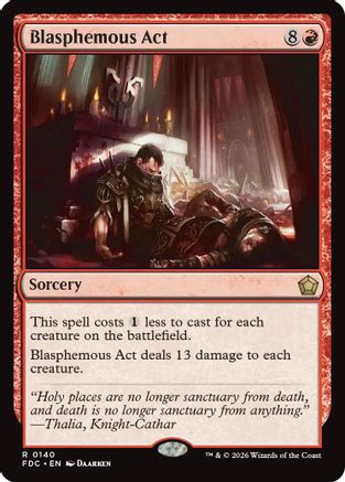 Blasphemous Act |  (140) [Commander: Foundations]