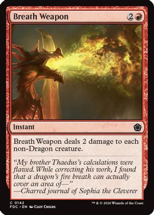 Breath Weapon |  (142) [Commander: Foundations]