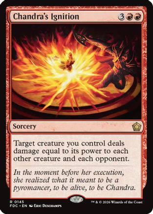 Chandra's Ignition |  (145) [Commander: Foundations]