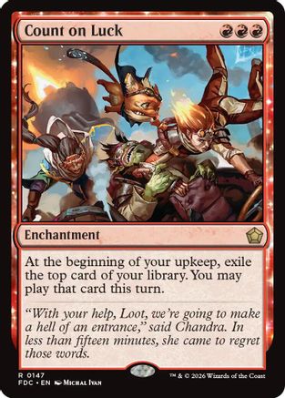 Count on Luck |  (147) [Commander: Foundations]