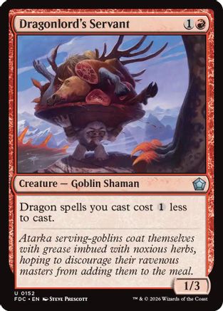 Dragonlord's Servant |  (152) [Commander: Foundations]