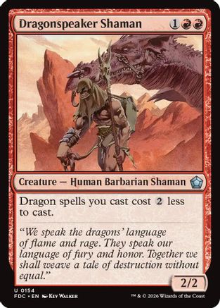Dragonspeaker Shaman |  (154) [Commander: Foundations]