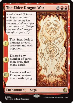 The Elder Dragon War |  (156) [Commander: Foundations]