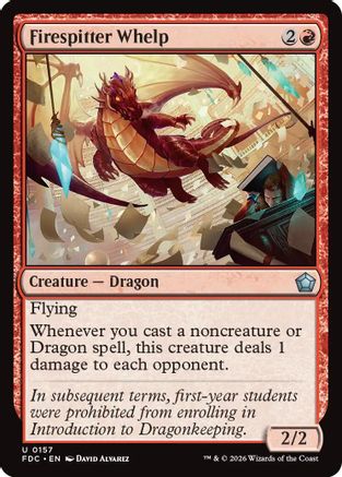 Firespitter Whelp |  (157) [Commander: Foundations]