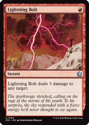 Lightning Bolt |  (163) [Commander: Foundations]