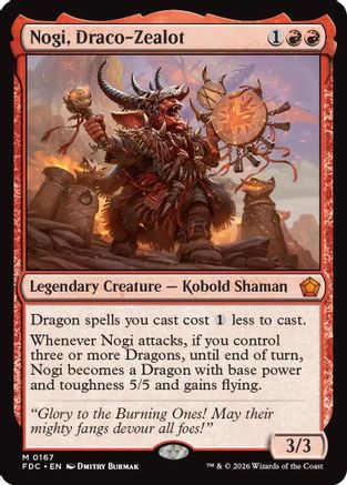 Nogi, Draco-Zealot |  (167) [Commander: Foundations]
