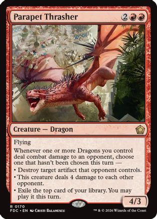 Parapet Thrasher |  (170) [Commander: Foundations]