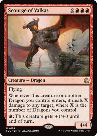 Scourge of Valkas |  (174) [Commander: Foundations]