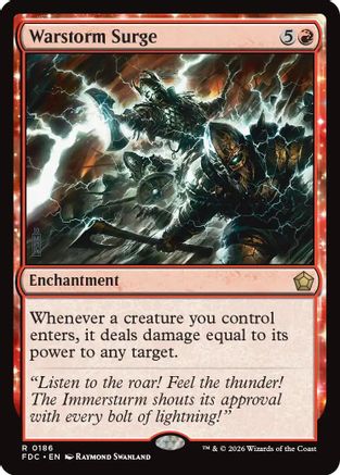 Warstorm Surge |  (186) [Commander: Foundations]