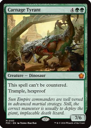 Carnage Tyrant |  (193) [Commander: Foundations]