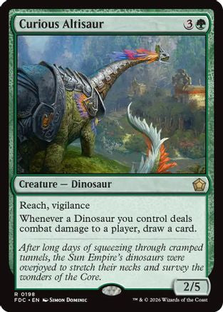 Curious Altisaur |  (198) [Commander: Foundations]