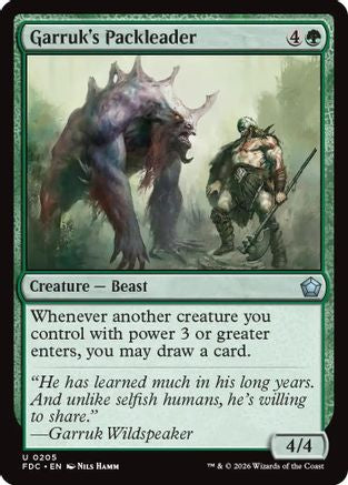 Garruk's Packleader |  (205) [Commander: Foundations]