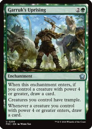 Garruk's Uprising |  (206) [Commander: Foundations]