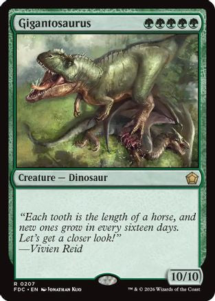 Gigantosaurus |  (207) [Commander: Foundations]