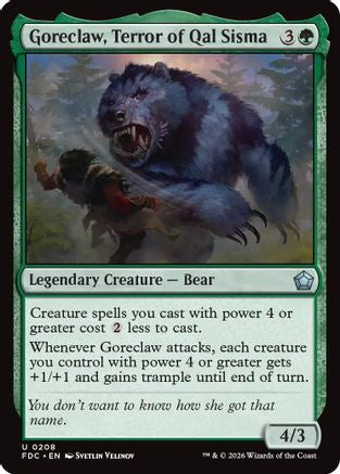 Goreclaw, Terror of Qal Sisma |  (208) [Commander: Foundations]