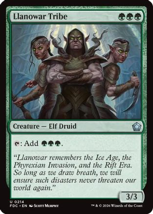 Llanowar Tribe |  (214) [Commander: Foundations]