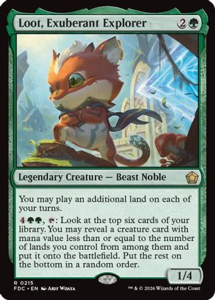 Loot, Exuberant Explorer |  (215) [Commander: Foundations]