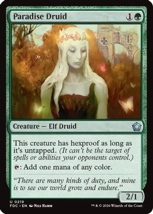 Paradise Druid |  (219) [Commander: Foundations]