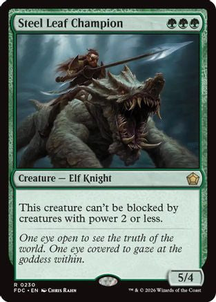 Steel Leaf Champion |  (230) [Commander: Foundations]