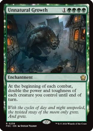 Unnatural Growth |  (238) [Commander: Foundations]