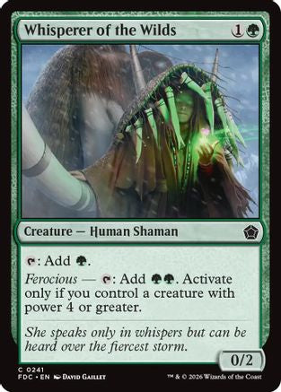 Whisperer of the Wilds |  (241) [Commander: Foundations]